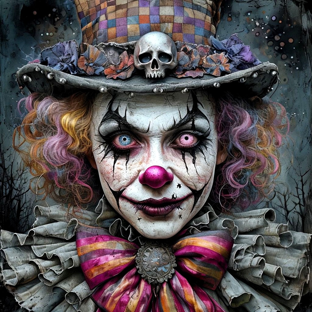 Clown der Finsternis - Diamond Painting