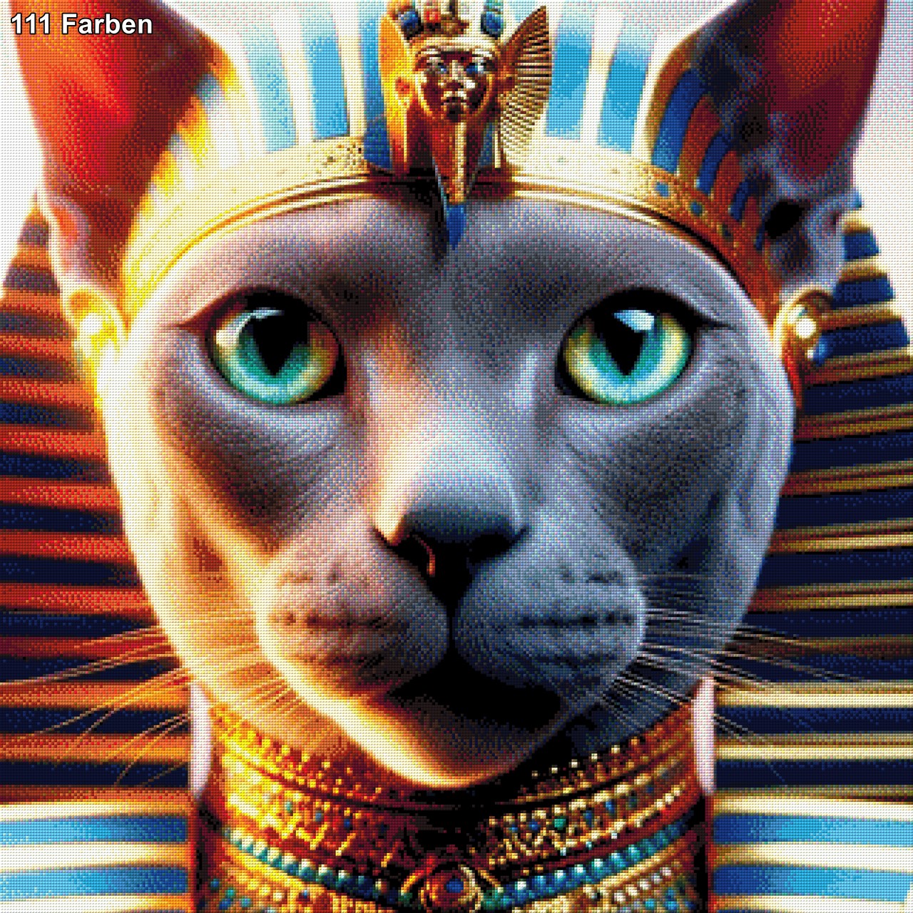 Pharao Katze- Diamond Painting