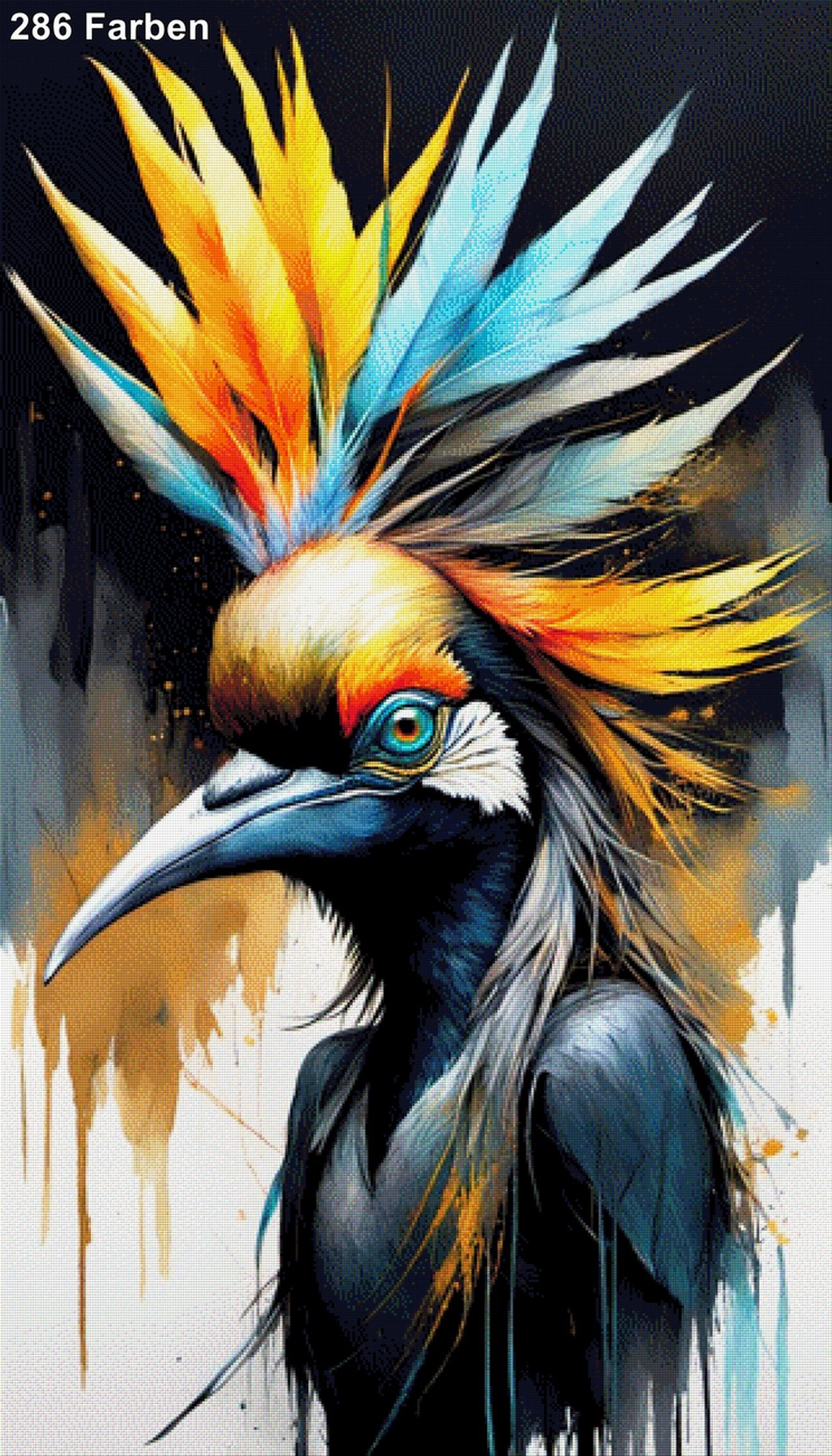 Paradiesvogel - Diamond Painting