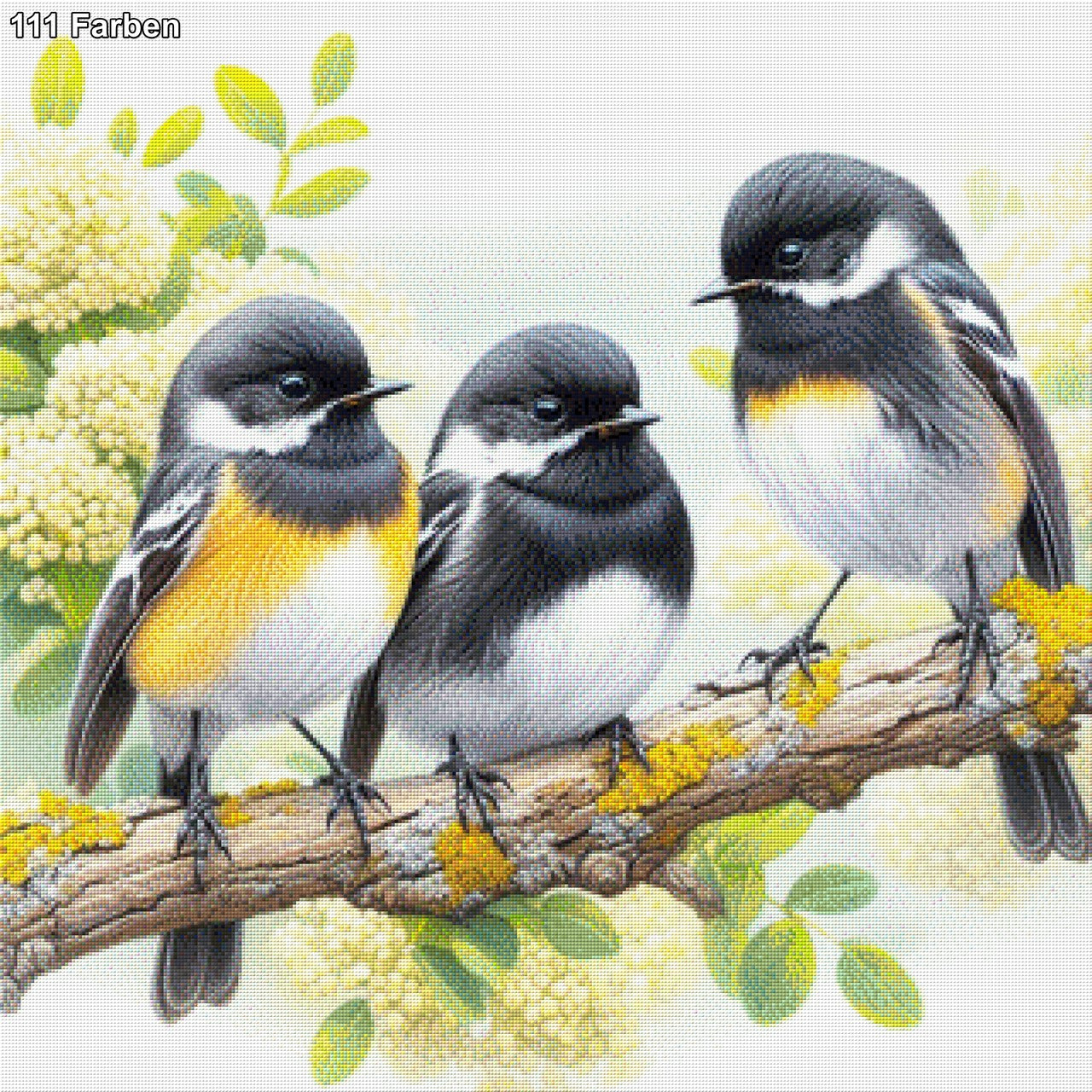 Drei kleine Freunde - Diamond Painting