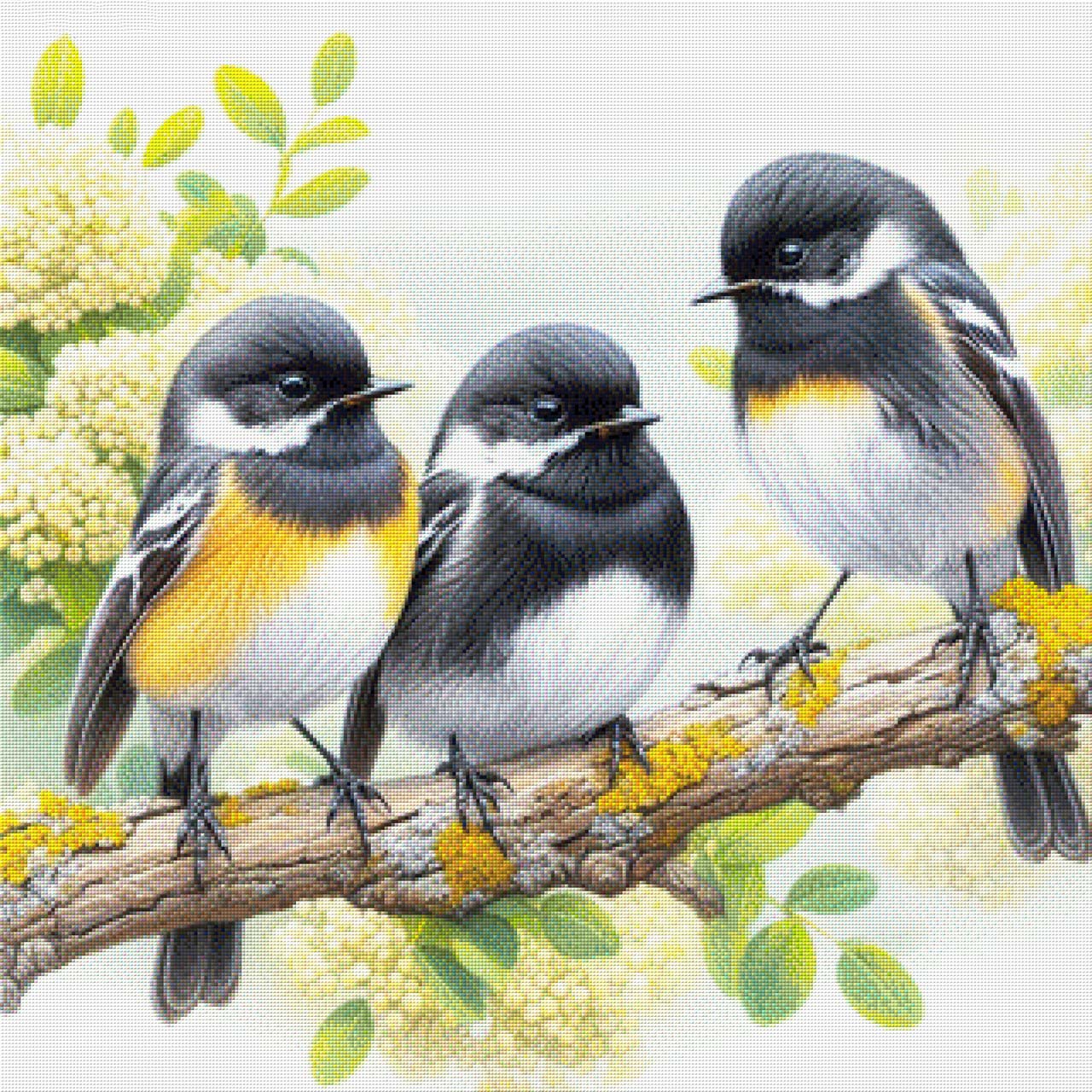 Drei kleine Freunde - Diamond Painting