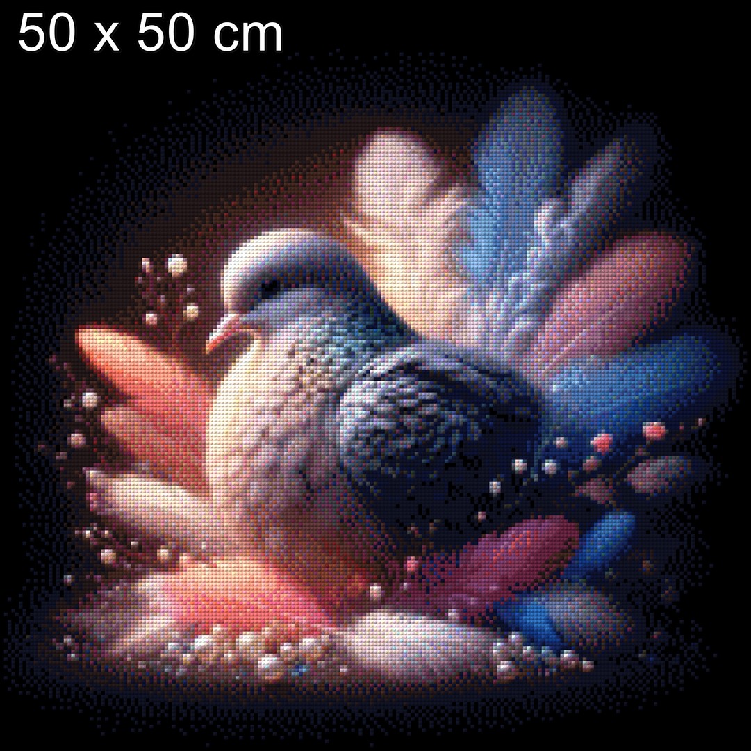 Taubennest - Diamond Painting