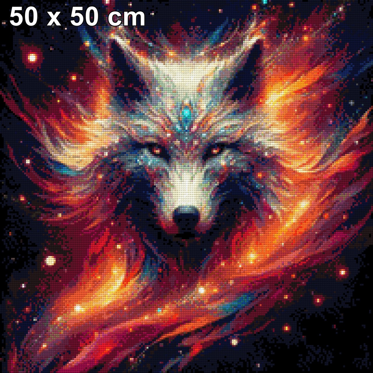 Colorful Wulf - Diamond Painting