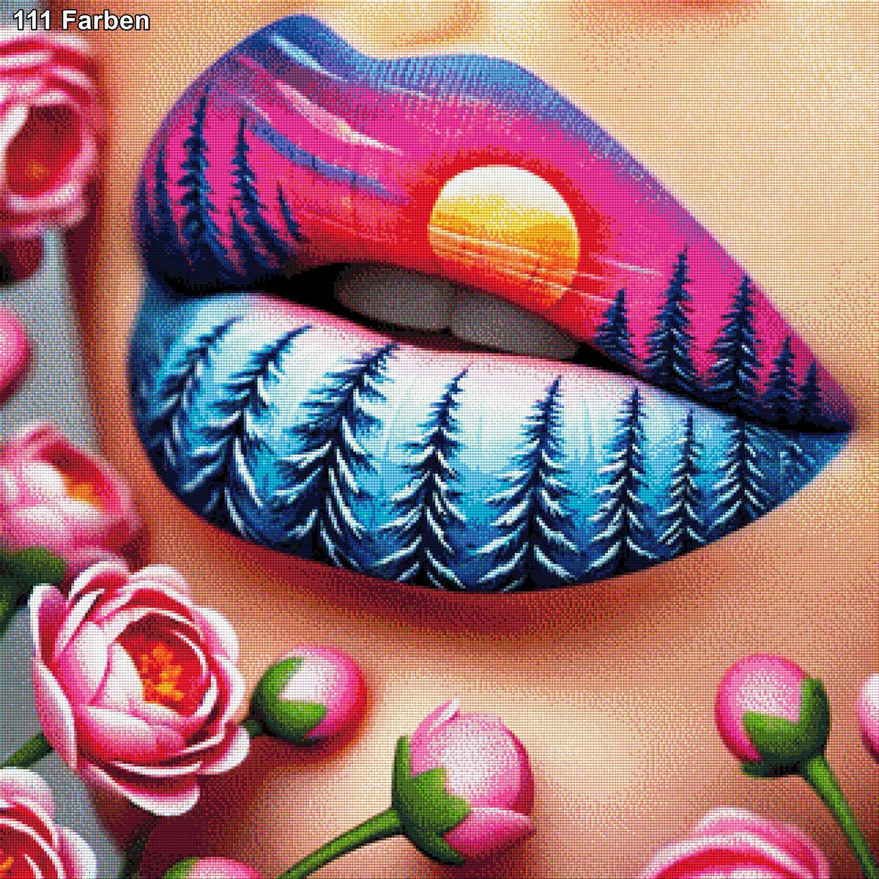 Crazy Lips - Diamond Painting