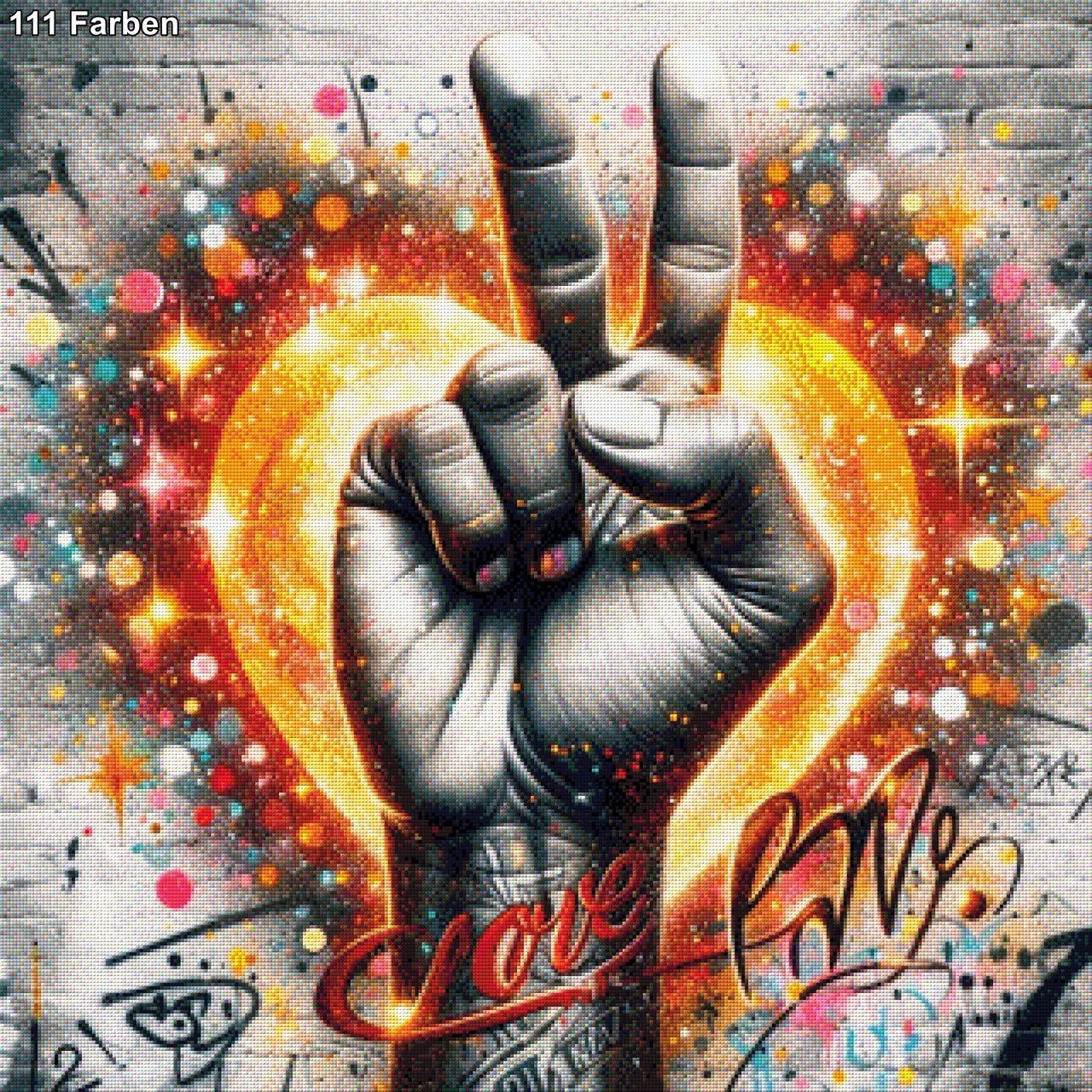 Streetart Love - Diamond Painting