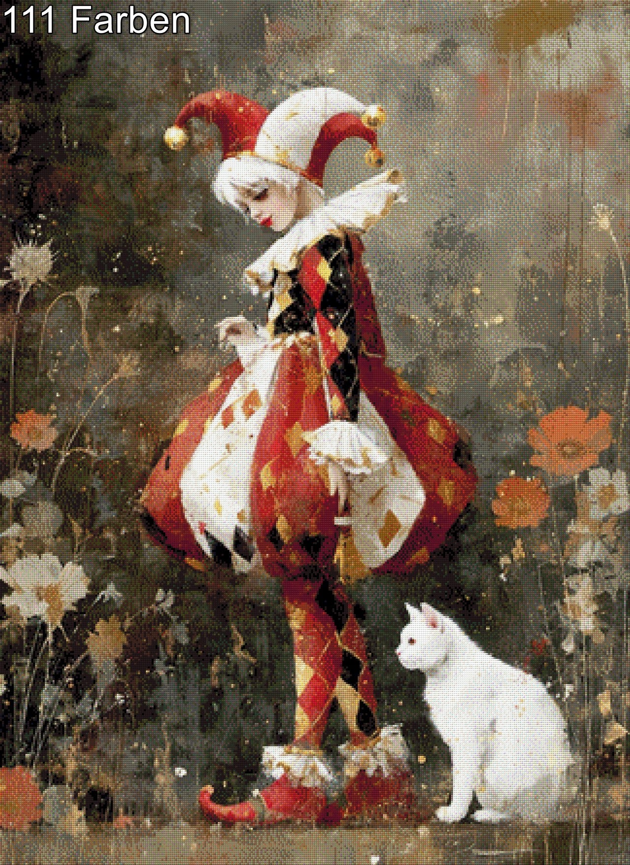 Misses Harlekin - Diamond Painting