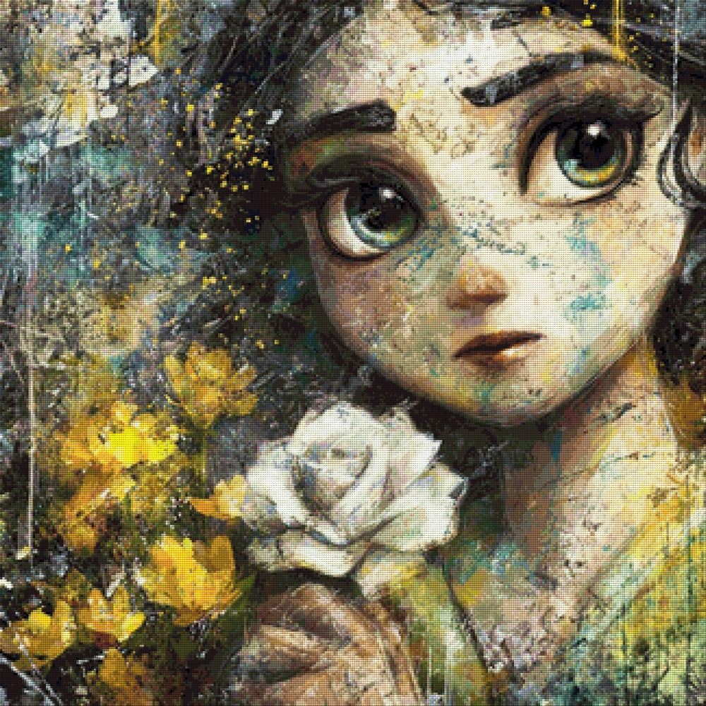 Serina die Schöne - Diamond Painting