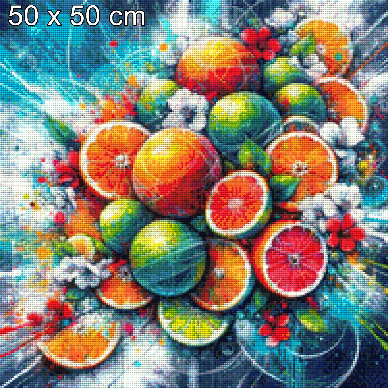 Citrusfrüchte - Diamond Painting