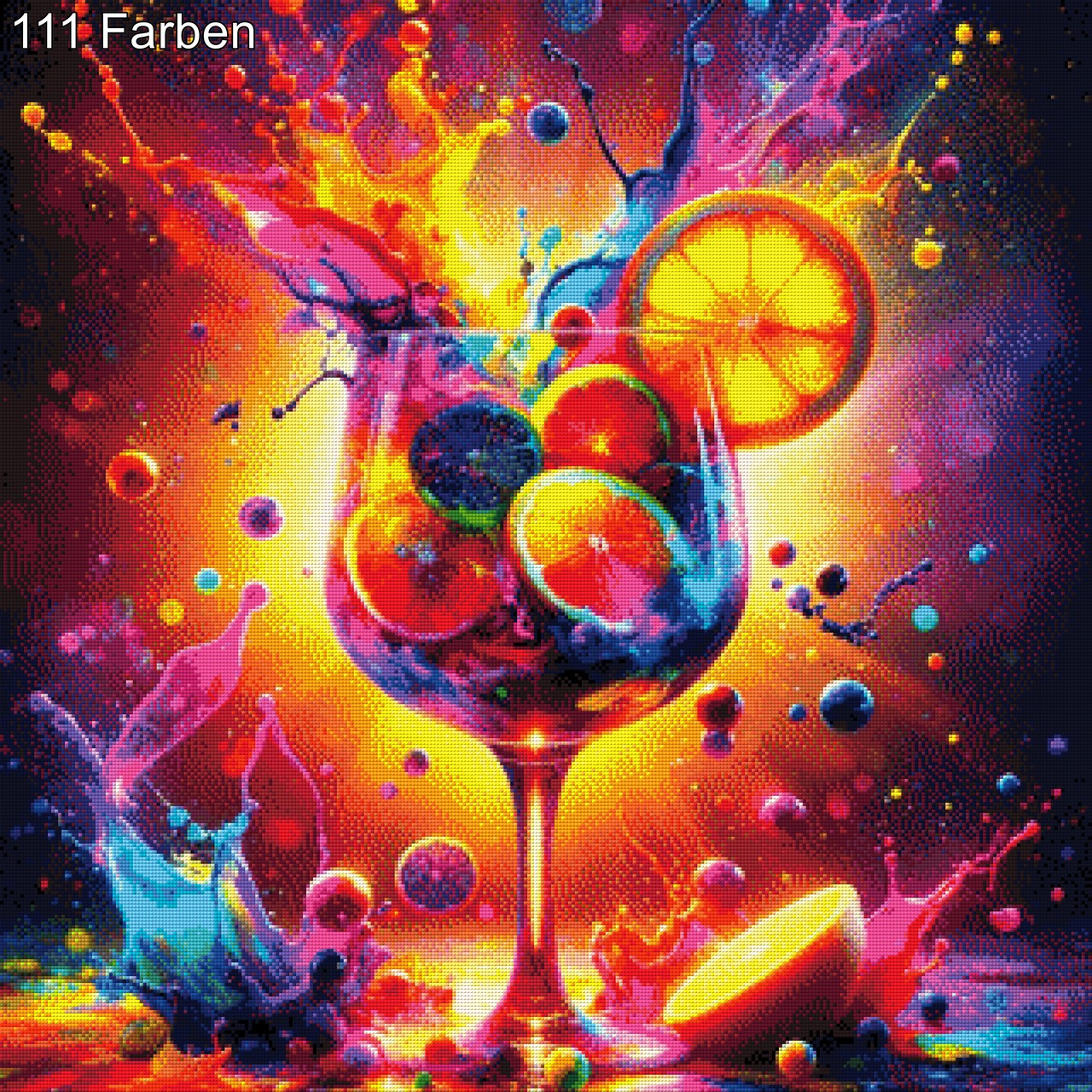 Fruchtcocktail - Diamond Painting