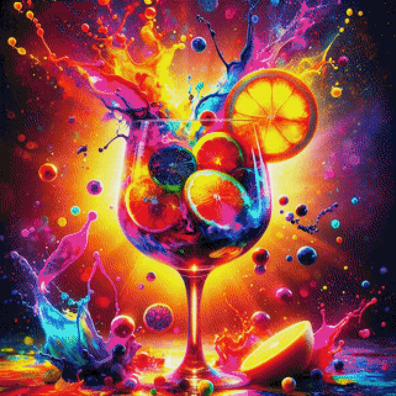 Fruchtcocktail - Diamond Painting
