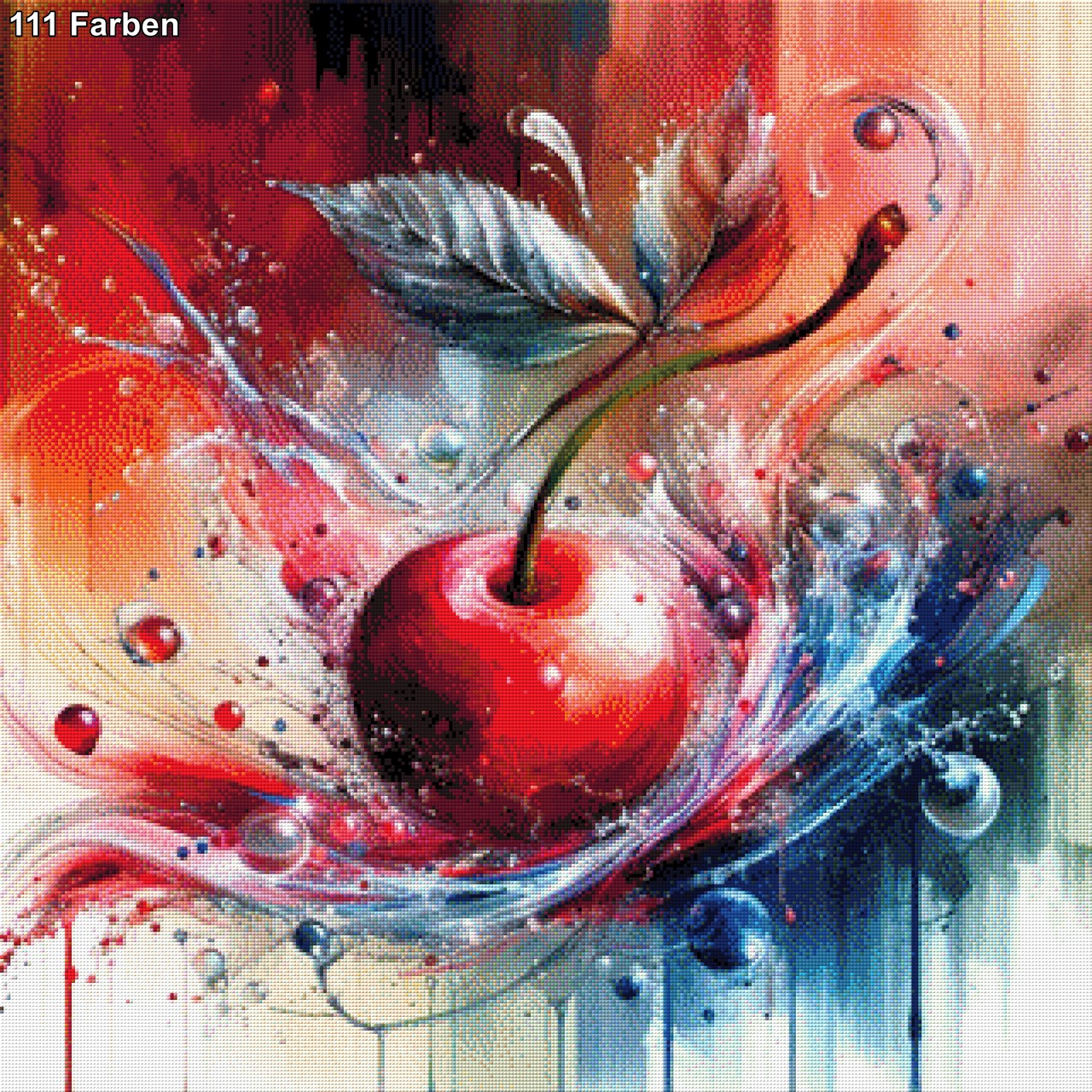 Cherry Splash - Diamond Painting