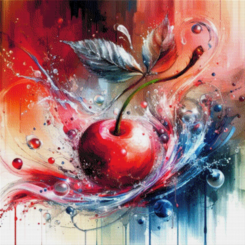 Cherry Splash - Diamond Painting