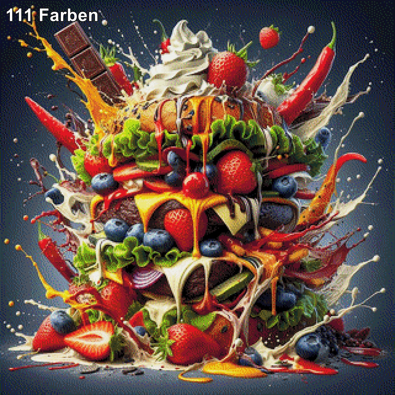 Fruchtburger - Diamond Painting