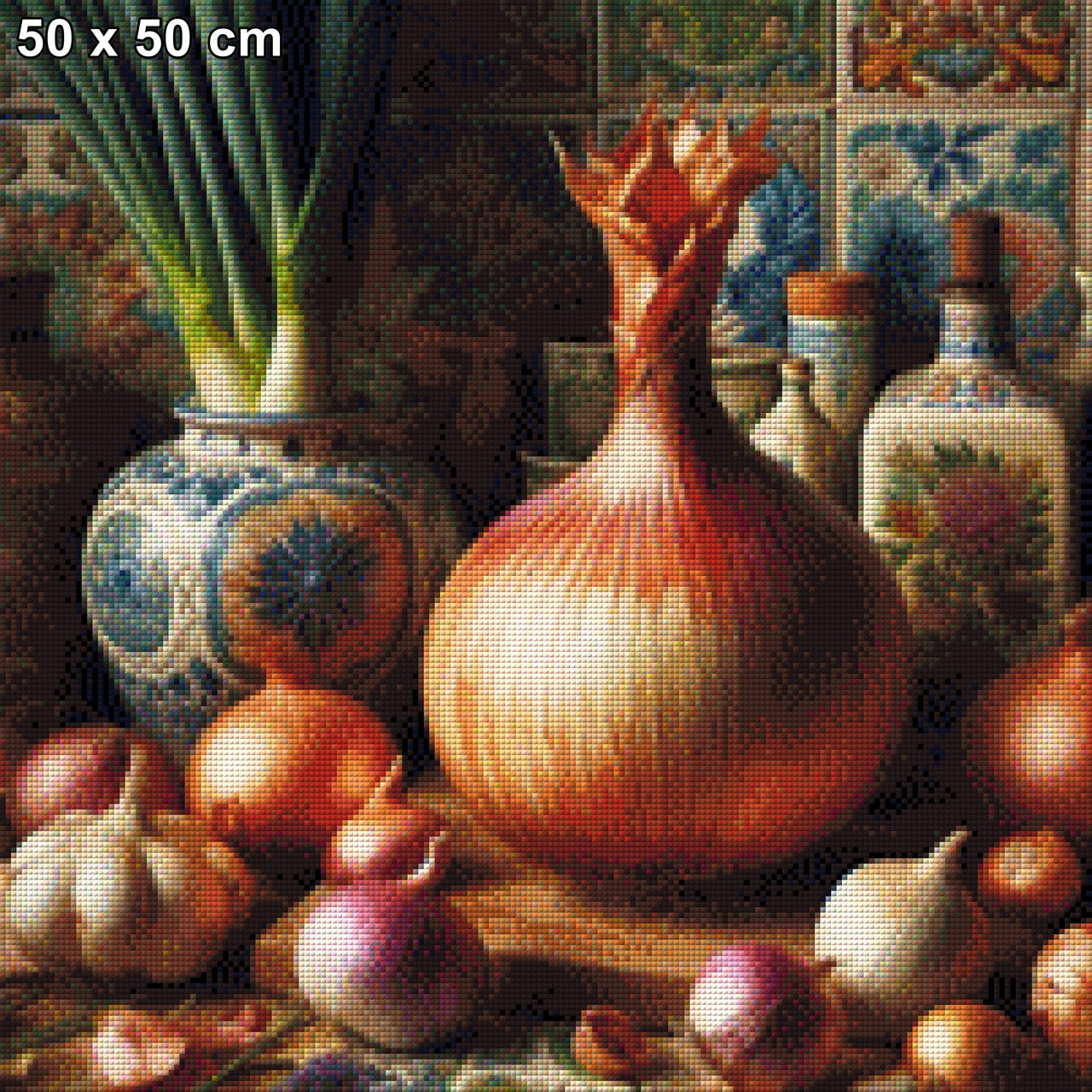 Zwiebelpracht - Diamond Painting