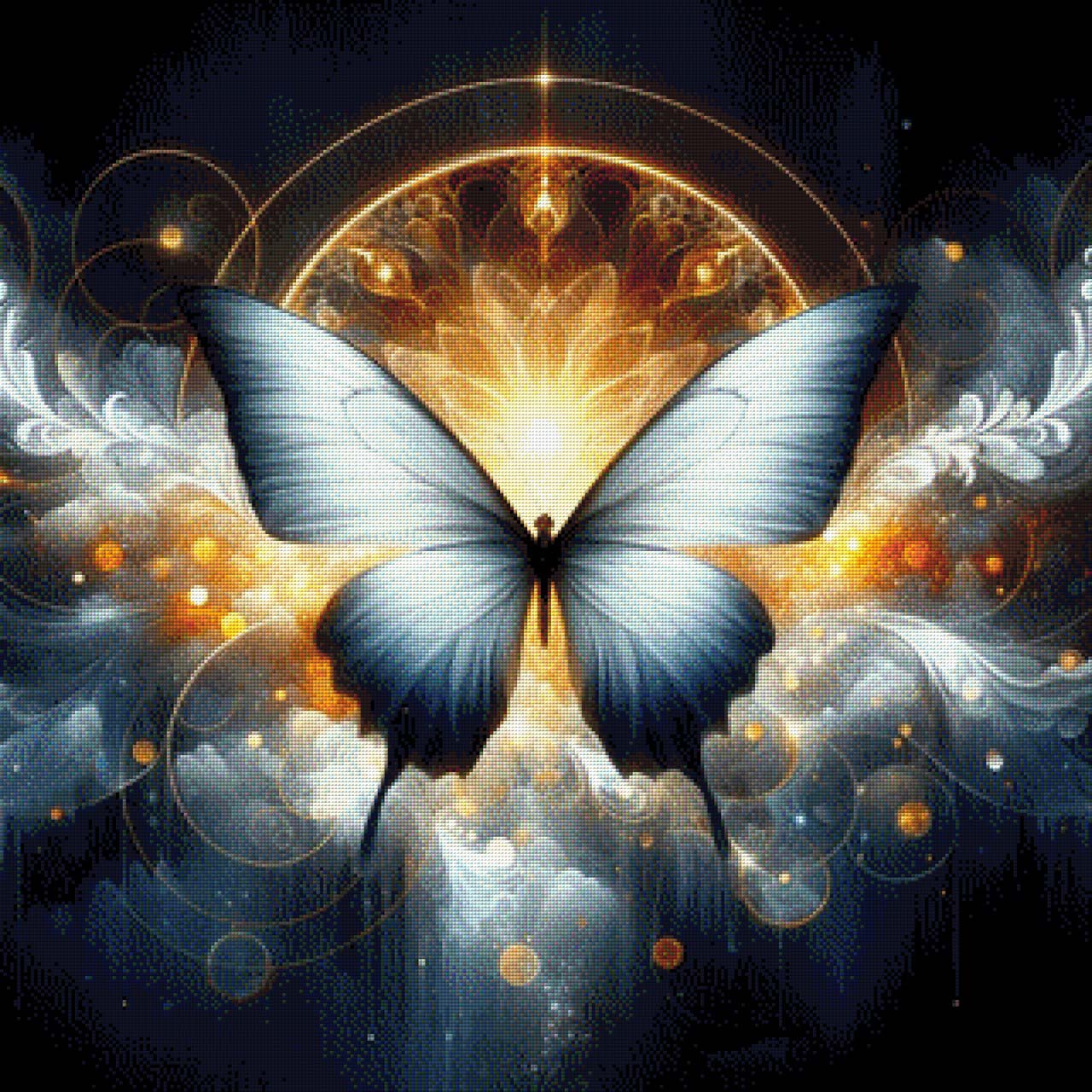 Schmetterling Mystisch - Diamond Painting