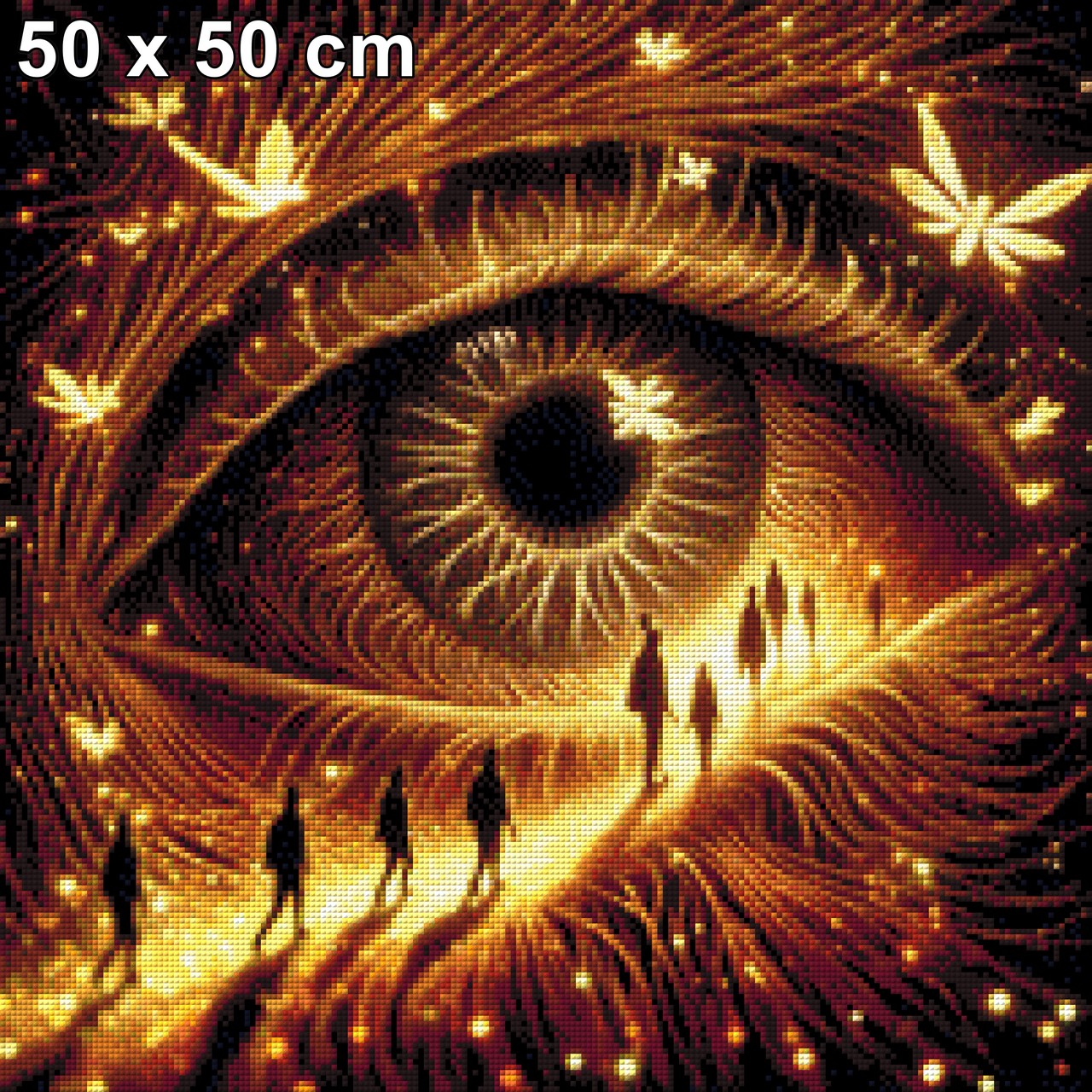 Golden Eye - Diamond Painting