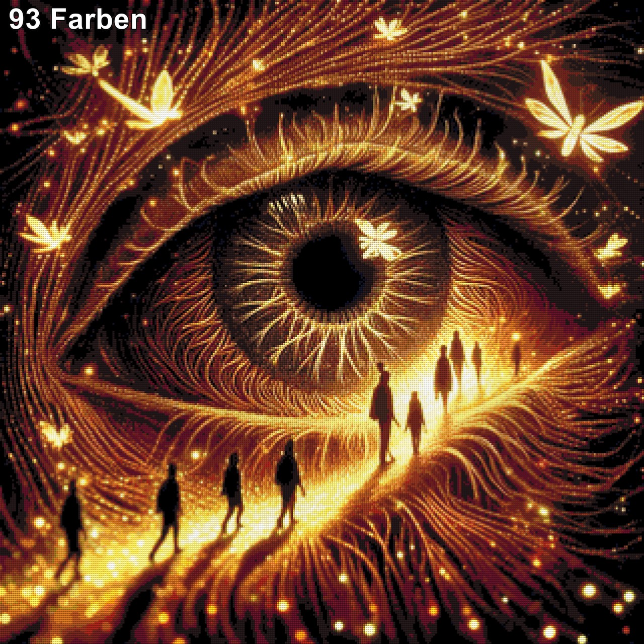 Golden Eye - Diamond Painting
