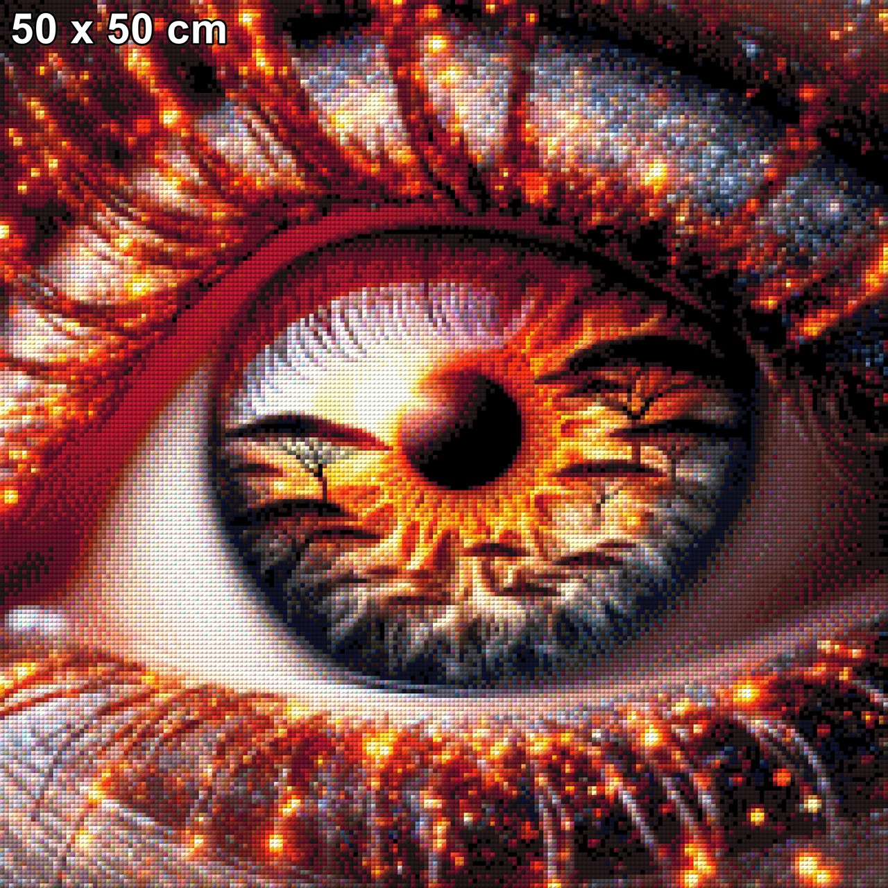 Blick nach Afrika - Diamond Painting