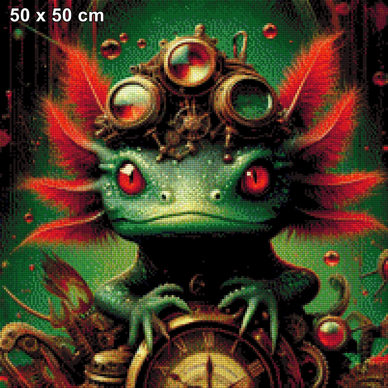 Steamlotl, Axolotl Steampunk - Diamond Painting