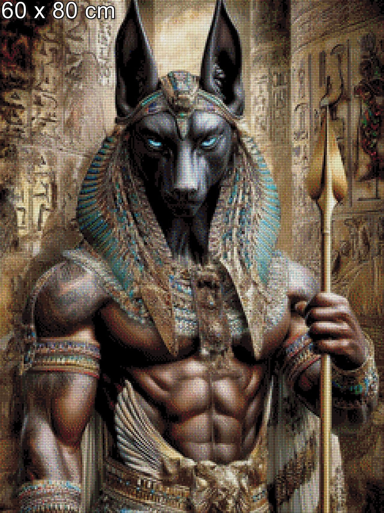Anubis der Totengott - Diamond Painting
