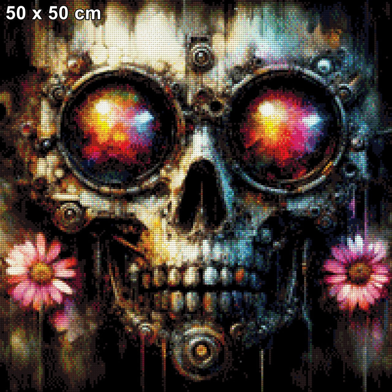 Schraubenfried, Steampunk Skull - Diamond Painting