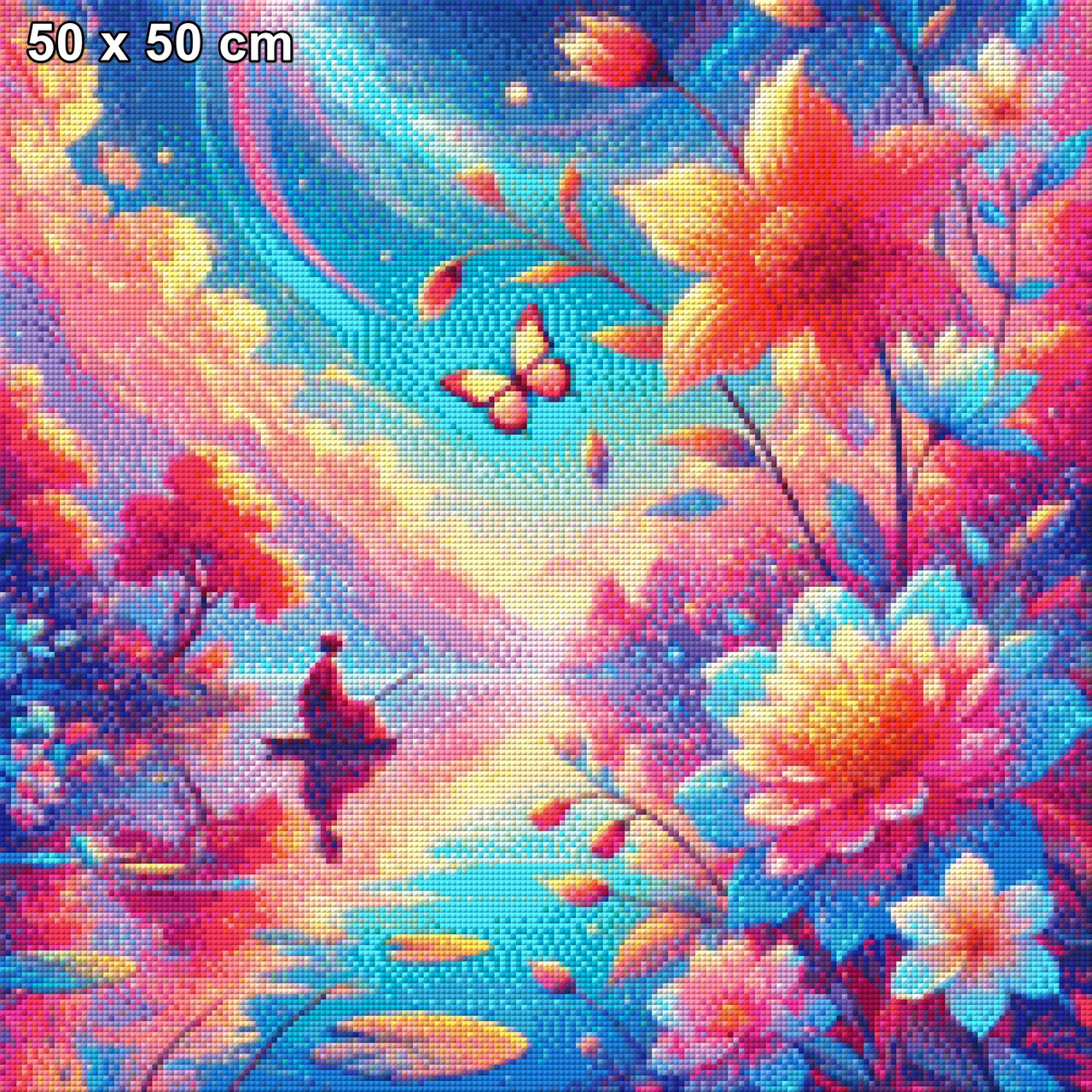 Shizuku Lake, Anime Landschaft - Diamond Painting