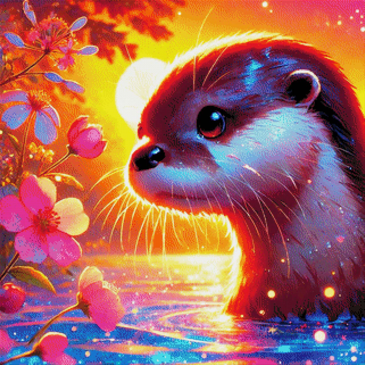 Rinko der Otter, Anime - Diamond Painting