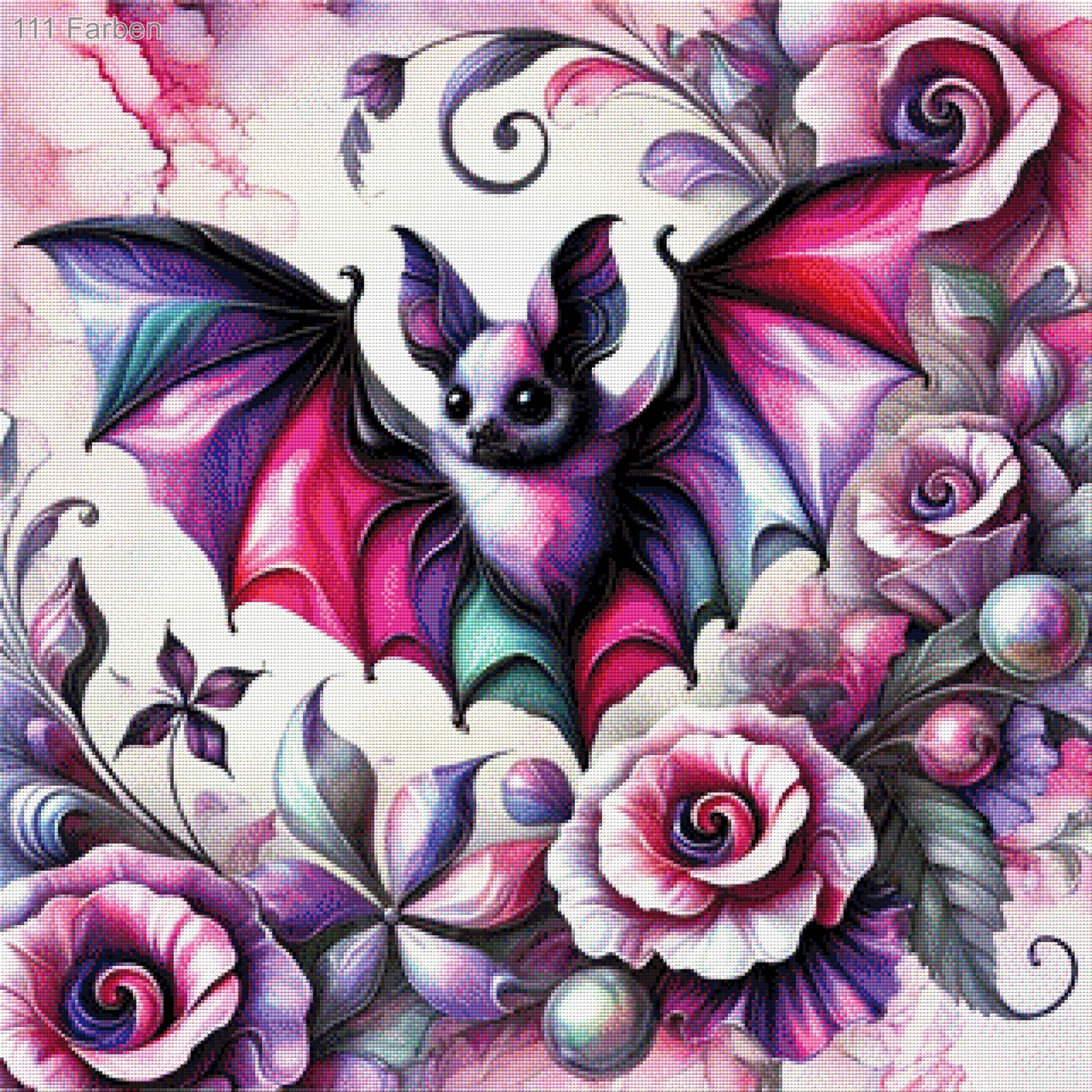 Batzu die Fledermaus - Diamond Painting