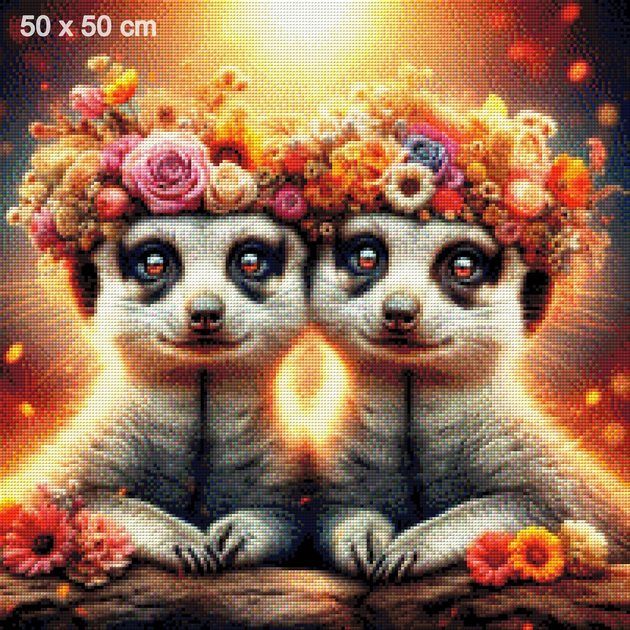 Blümi & Schnuff die Erdmännchen - Diamond Painting