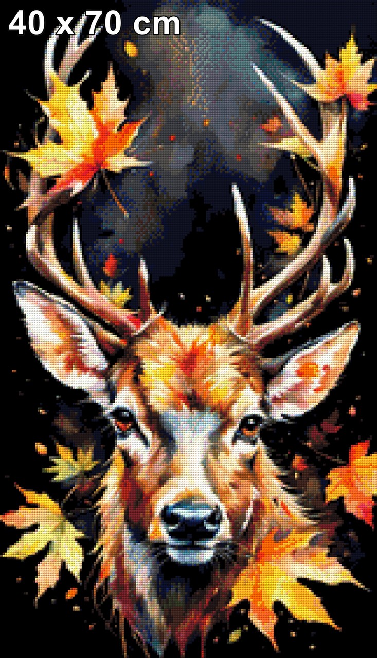 Hirschblick - Diamond Painting