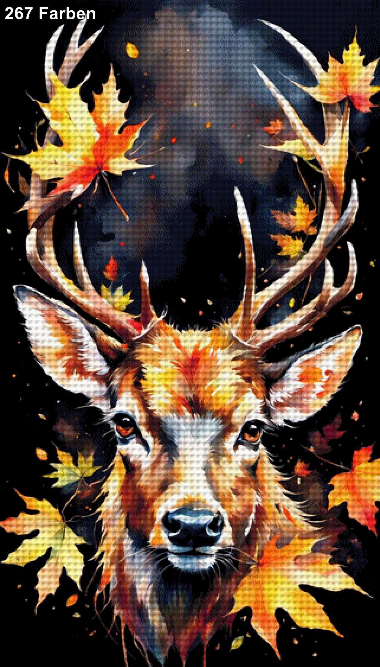 Hirschblick - Diamond Painting