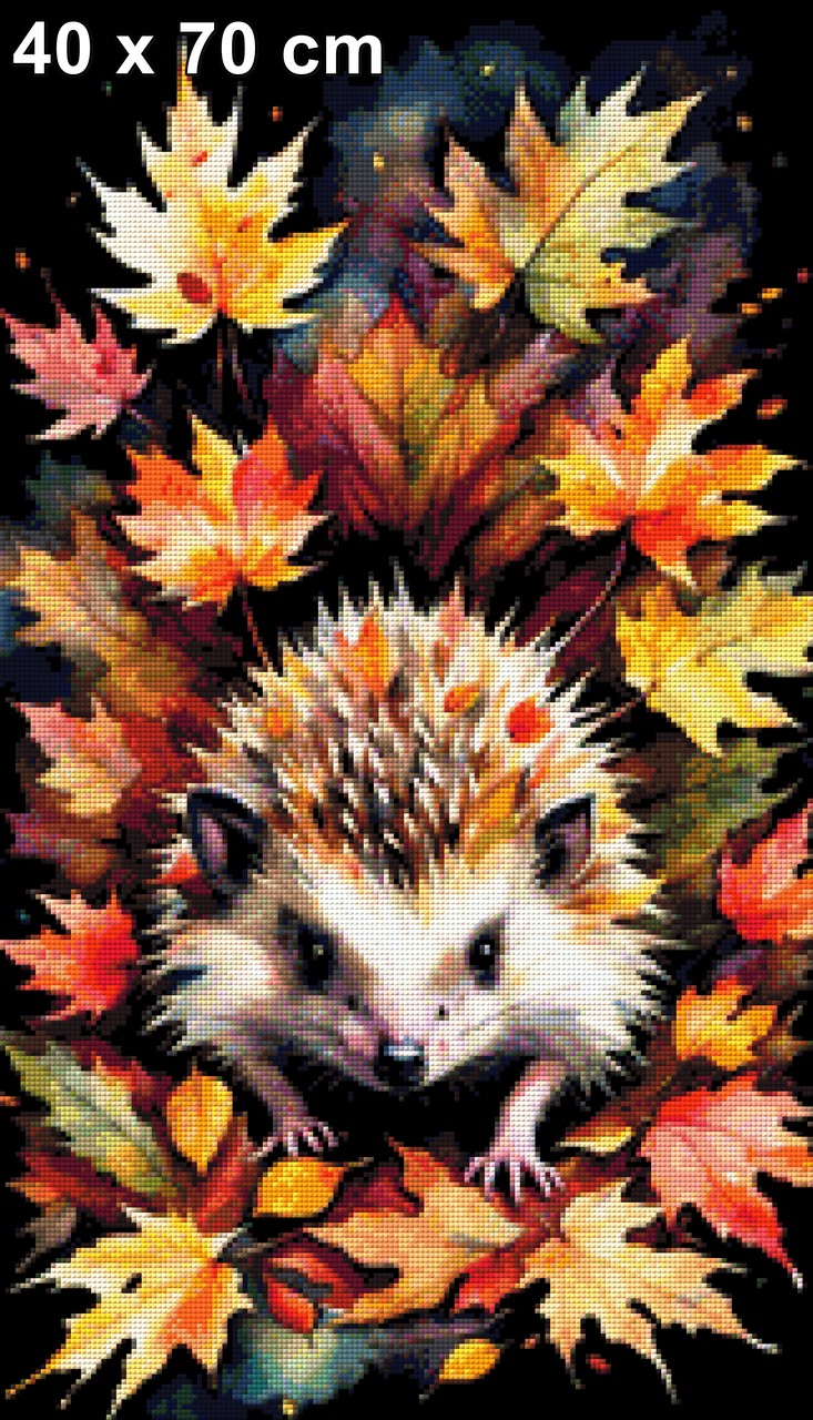 Goldlaubigel - Diamond Painting