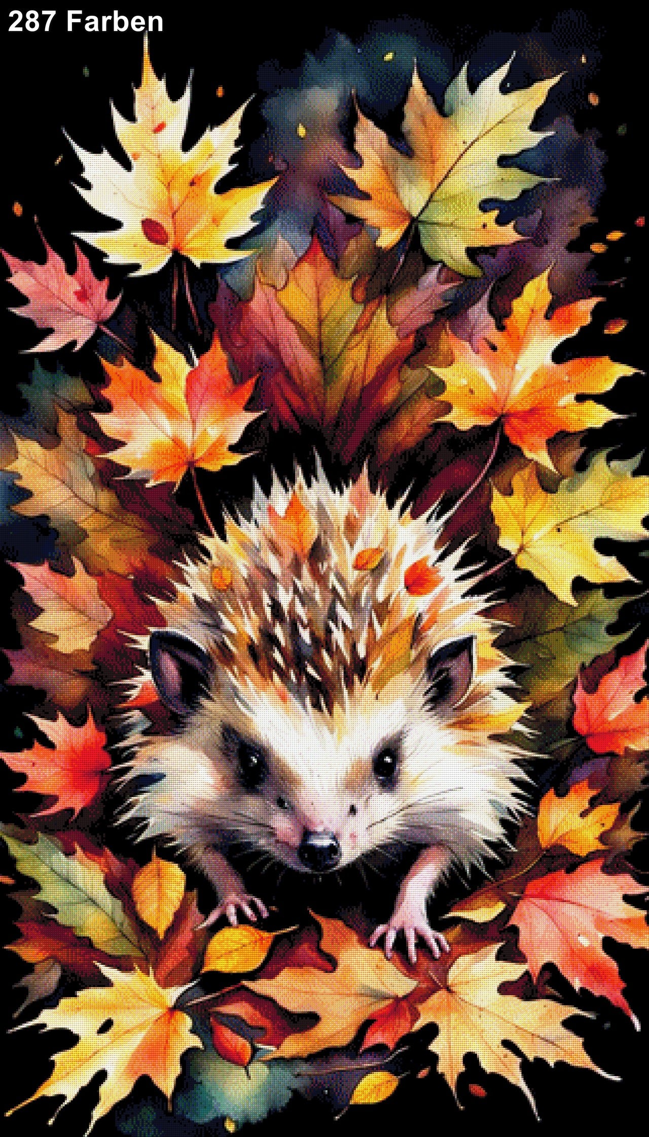 Goldlaubigel - Diamond Painting