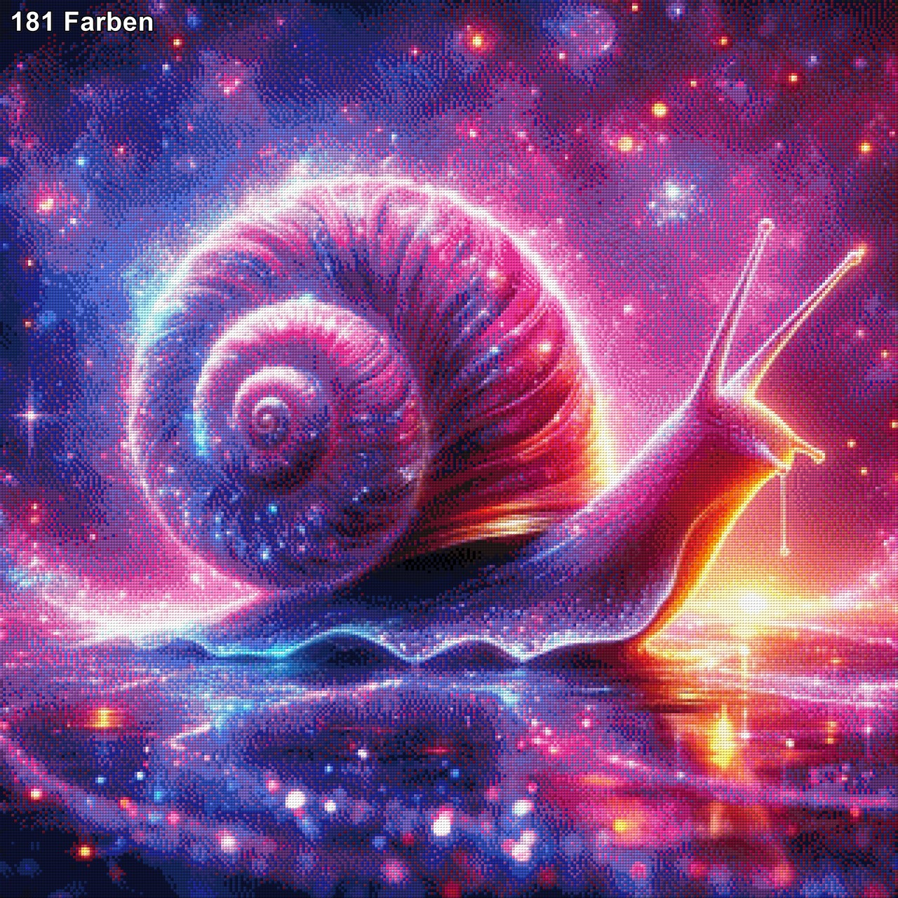 Disco Schnecke - Diamond Painting