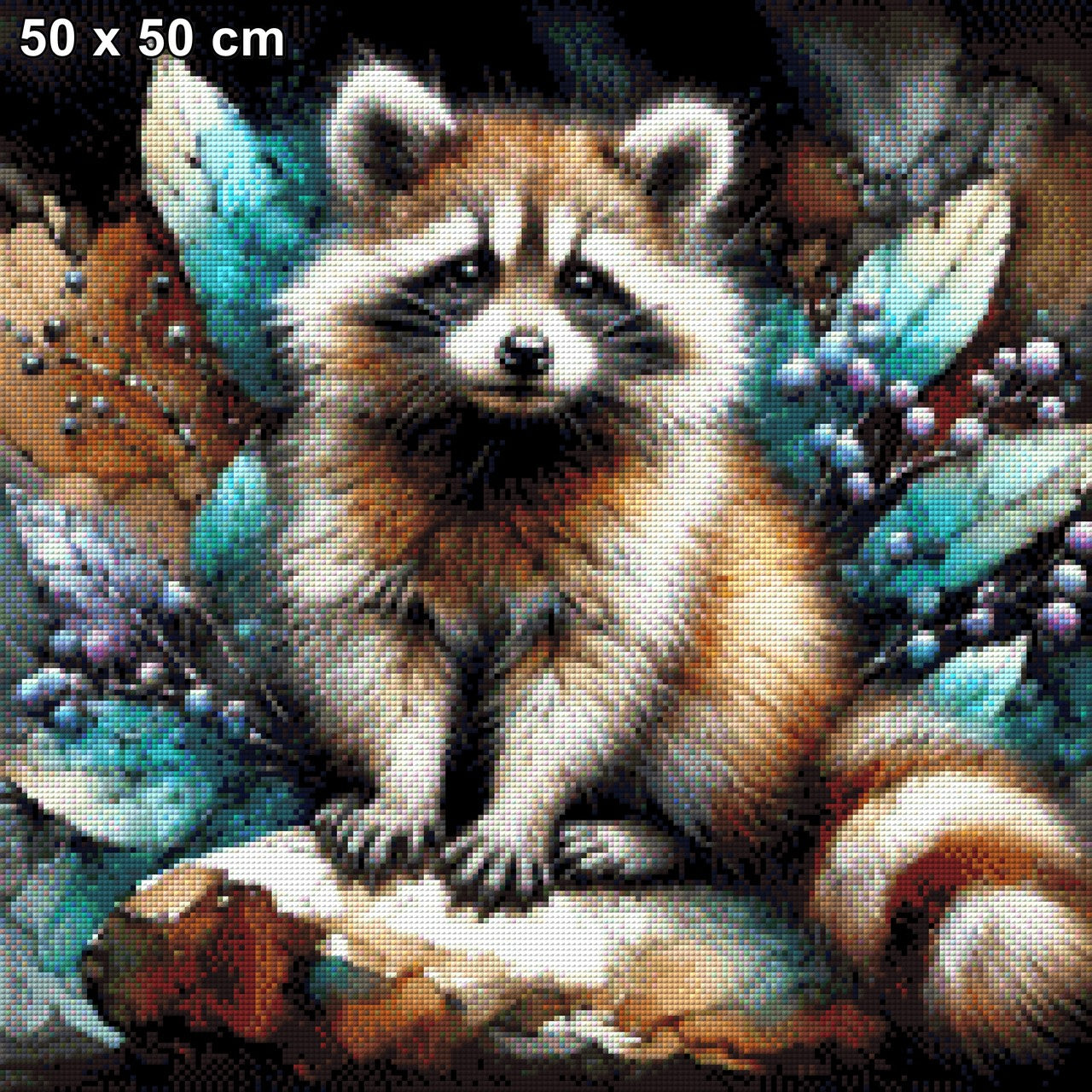 Willi der Waschbär - Diamond Painting
