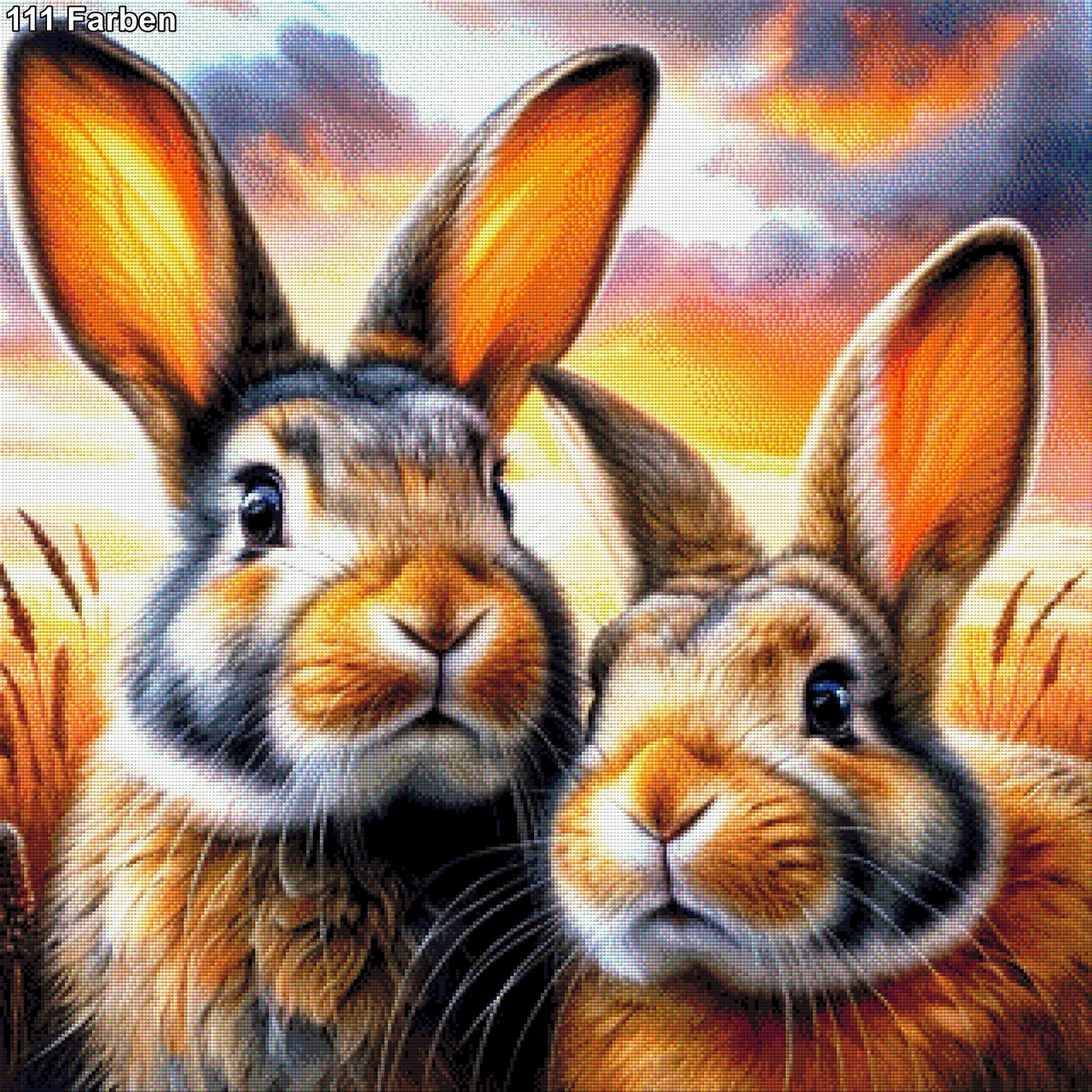 Hoppel & Mümmel - Diamond Painting