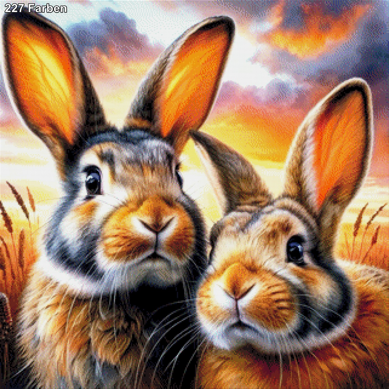 Hoppel & Mümmel - Diamond Painting