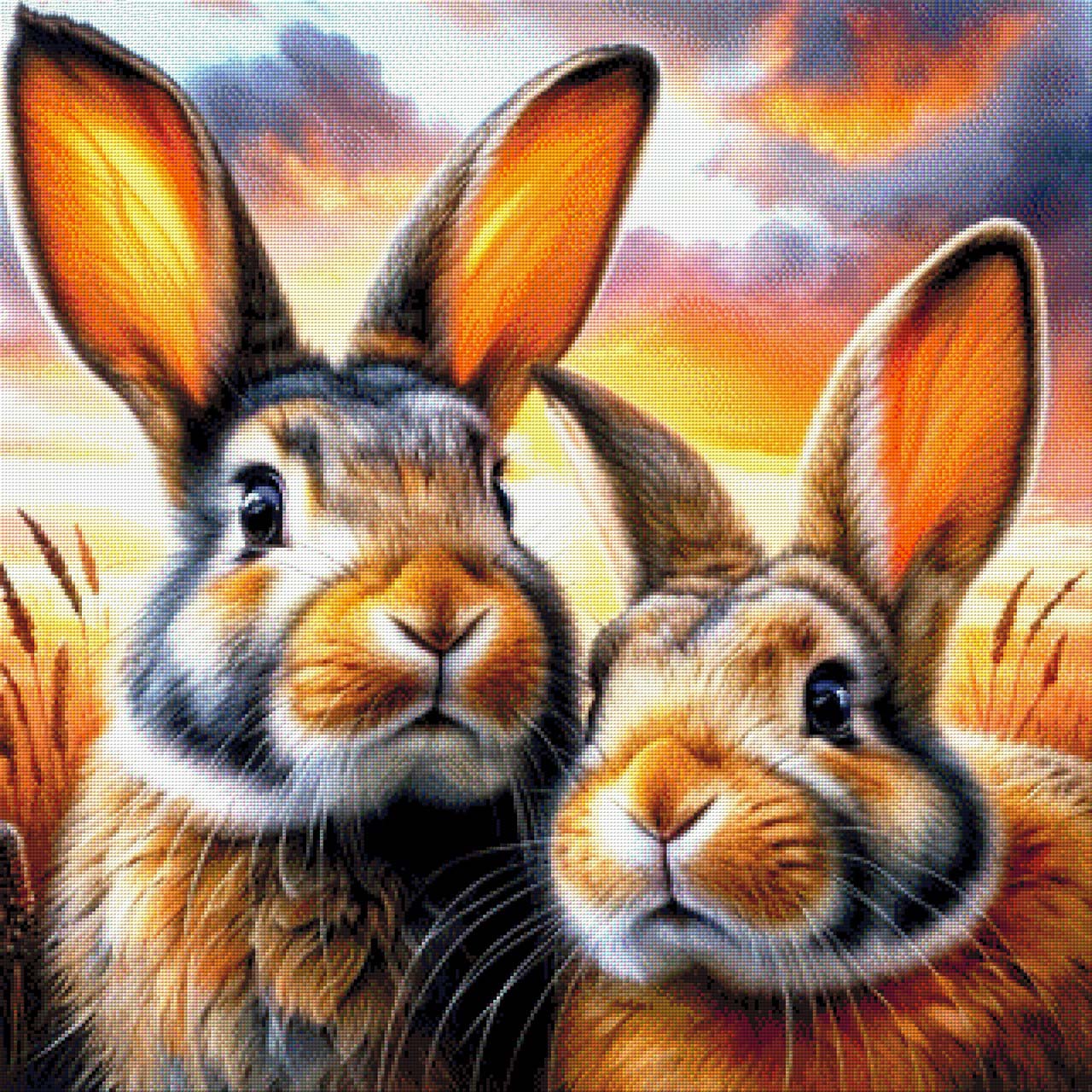 Hoppel & Mümmel - Diamond Painting