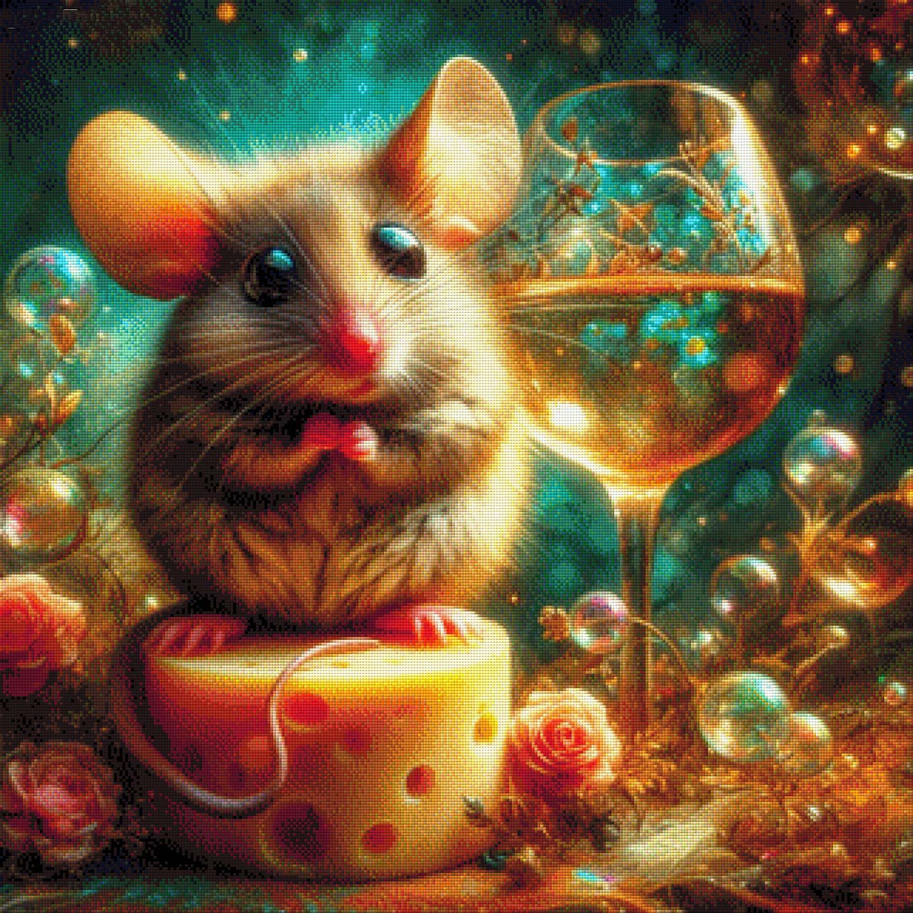 Erna die süße Maus - Diamond Painting