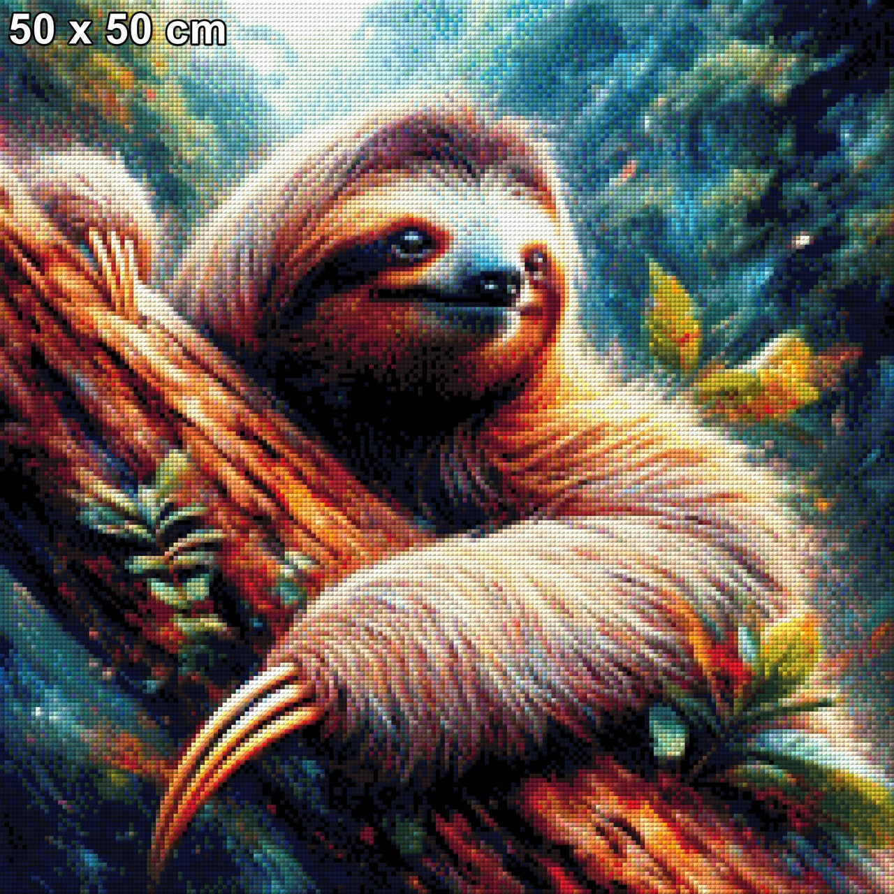 Chillbert das Faultier - Diamond Painting
