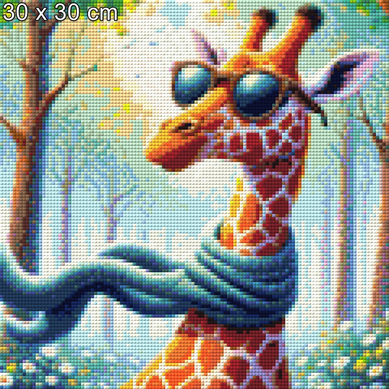 Gilbert die Giraffe - Diamond Painting