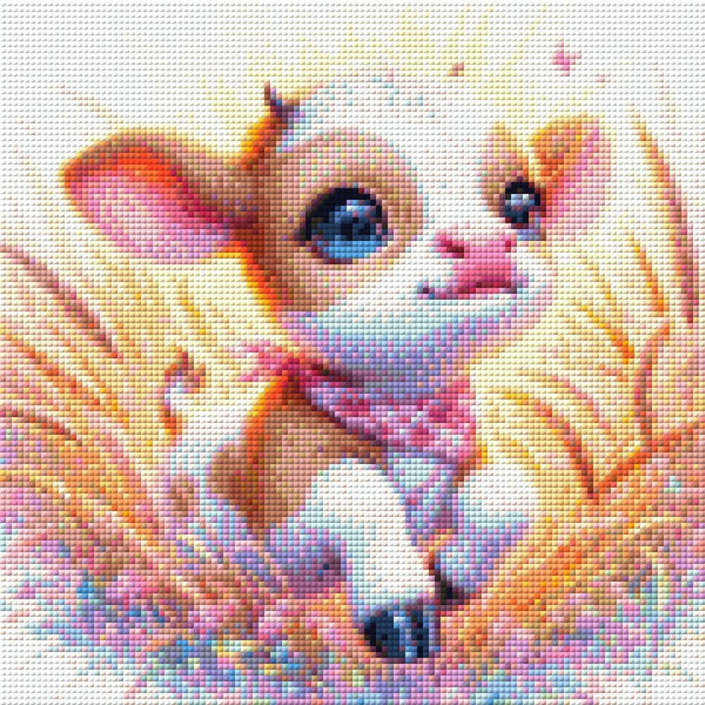 Rosalinde das Kälbchen - Diamond Painting