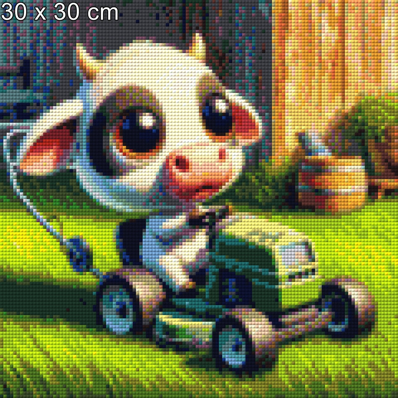 Karlchen mäht Rasen - Diamond Painting