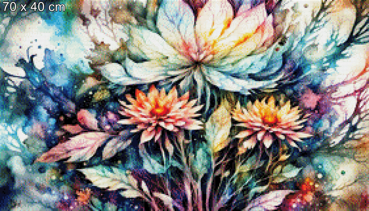 Blumenmeer - Diamond Painting