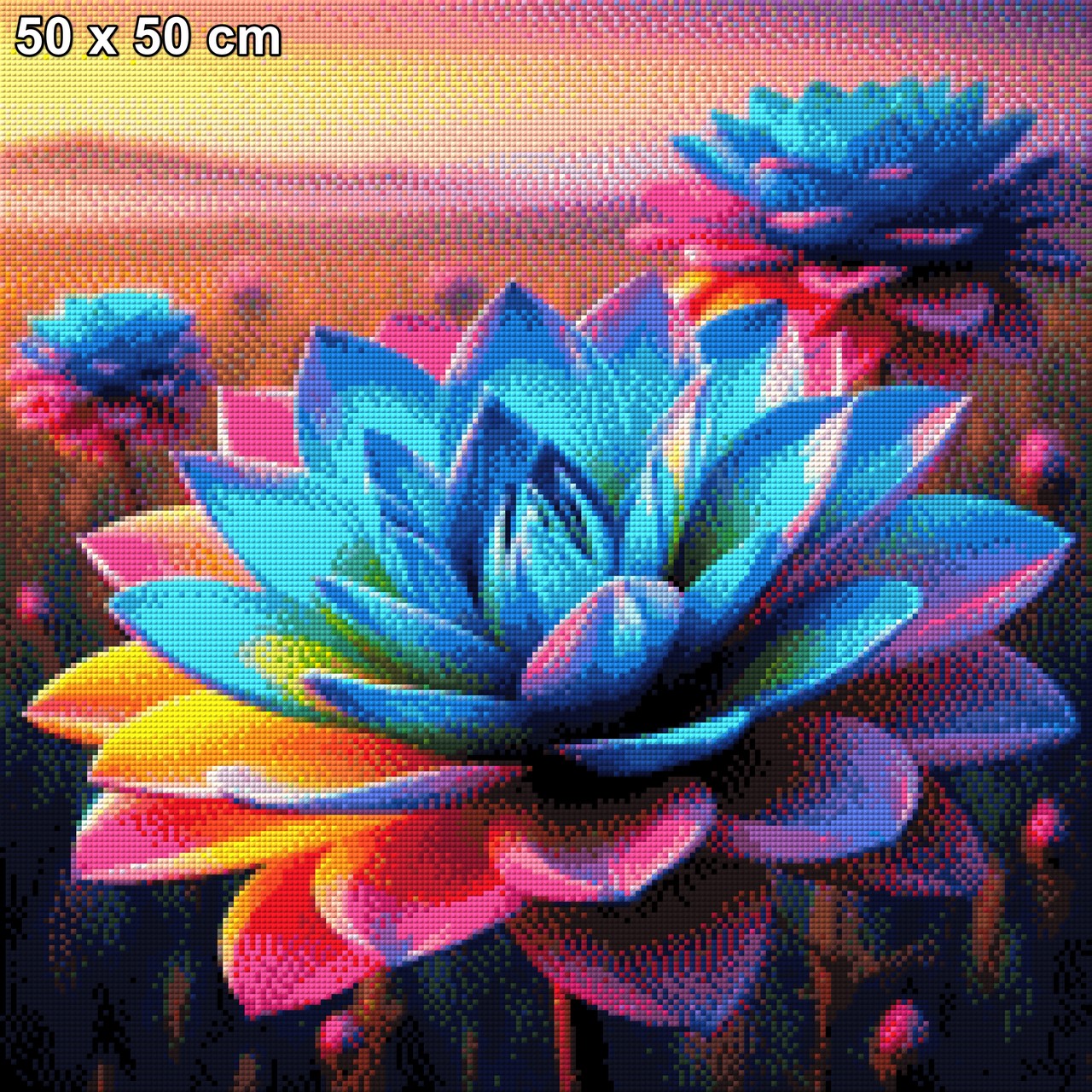 Rainbow Flower - Diamond Painting