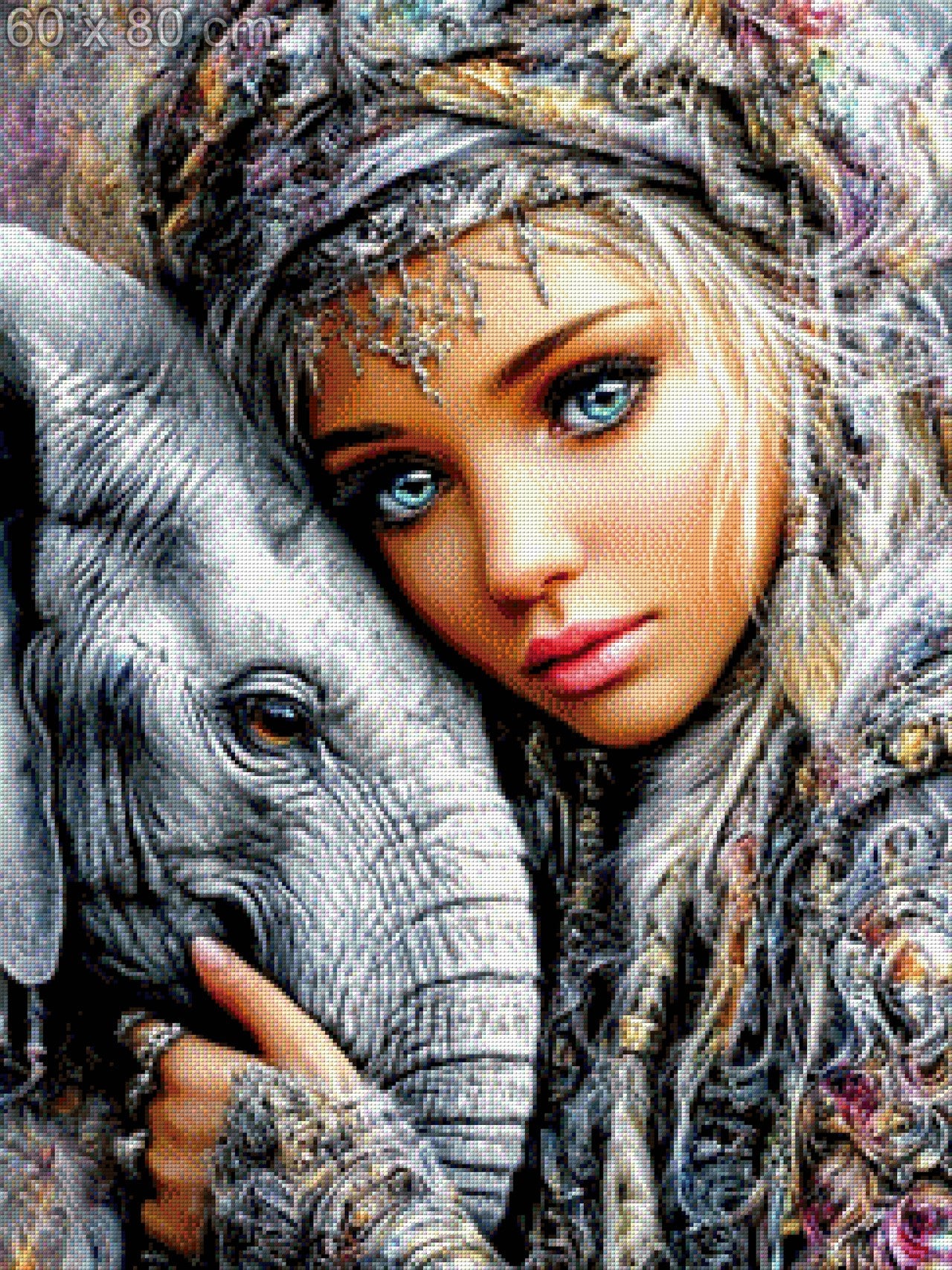 5D Diamond Painting - Elara & Elfenbein