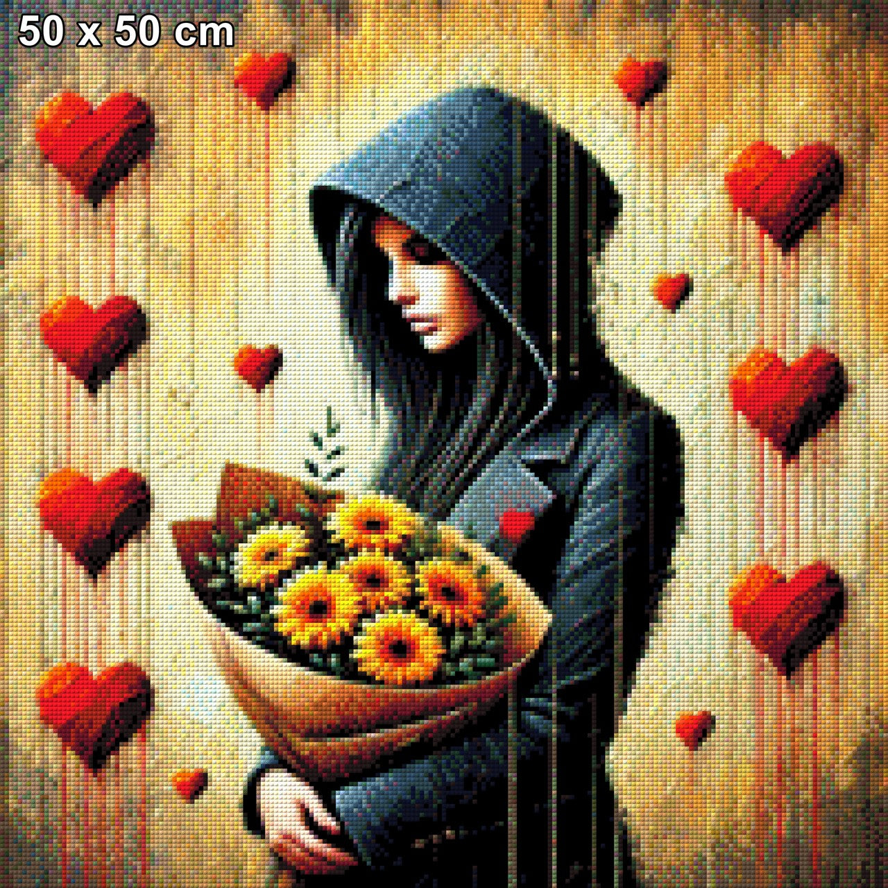 Flower Girl - Diamond Painting