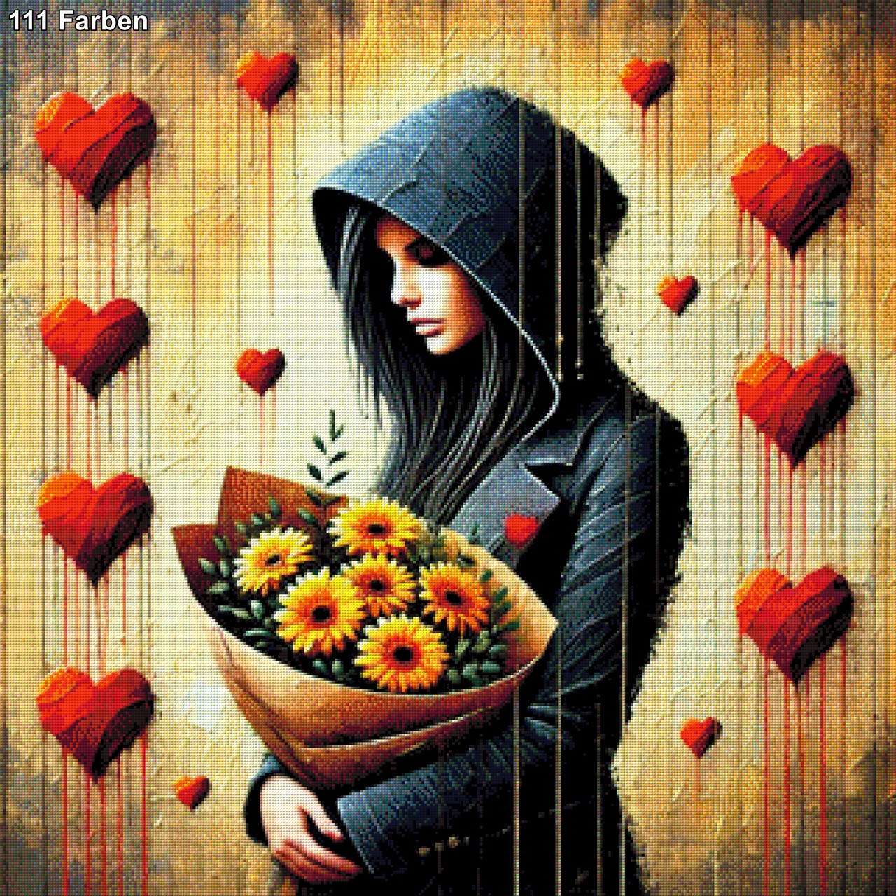 Flower Girl - Diamond Painting