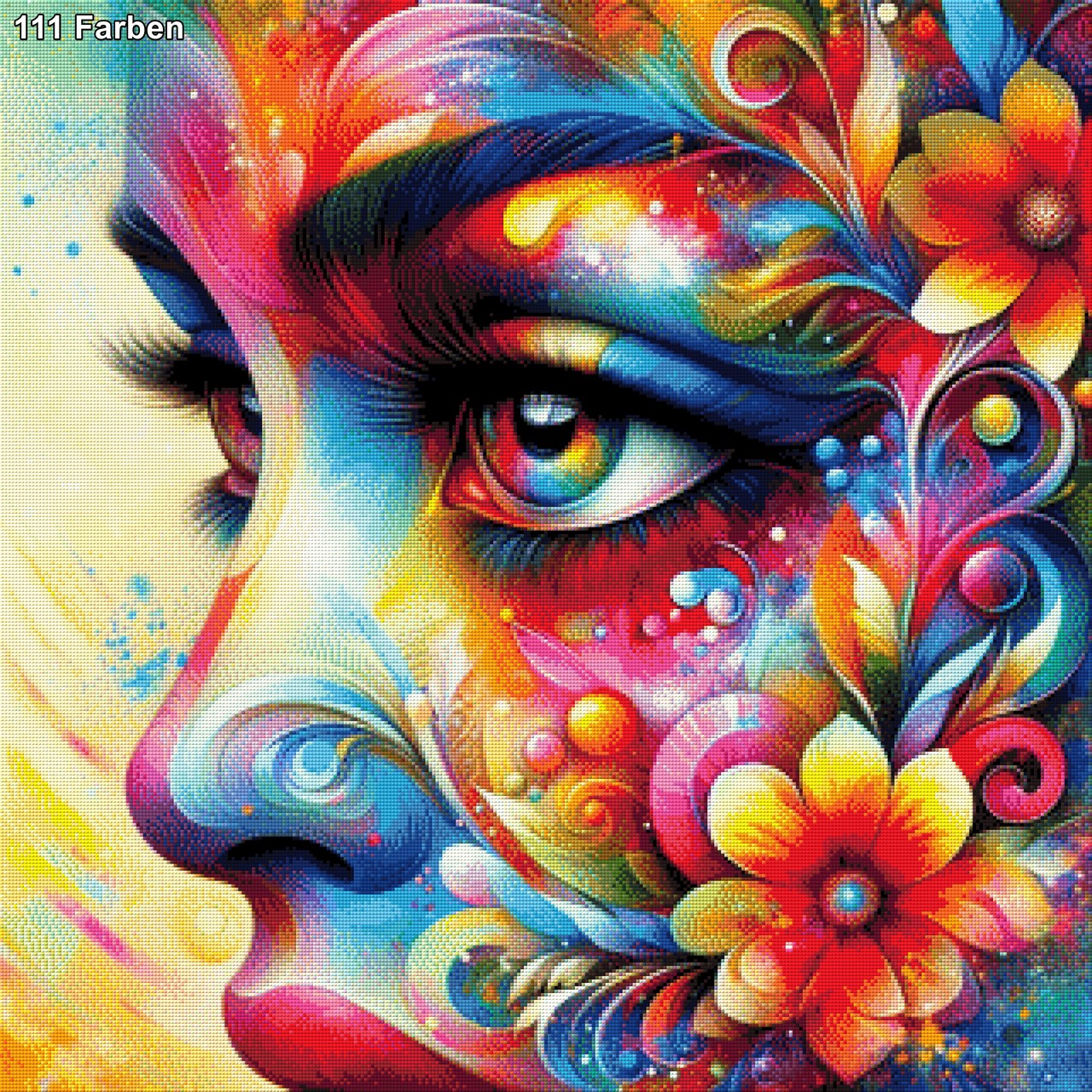 Flowerface - Diamond Painting