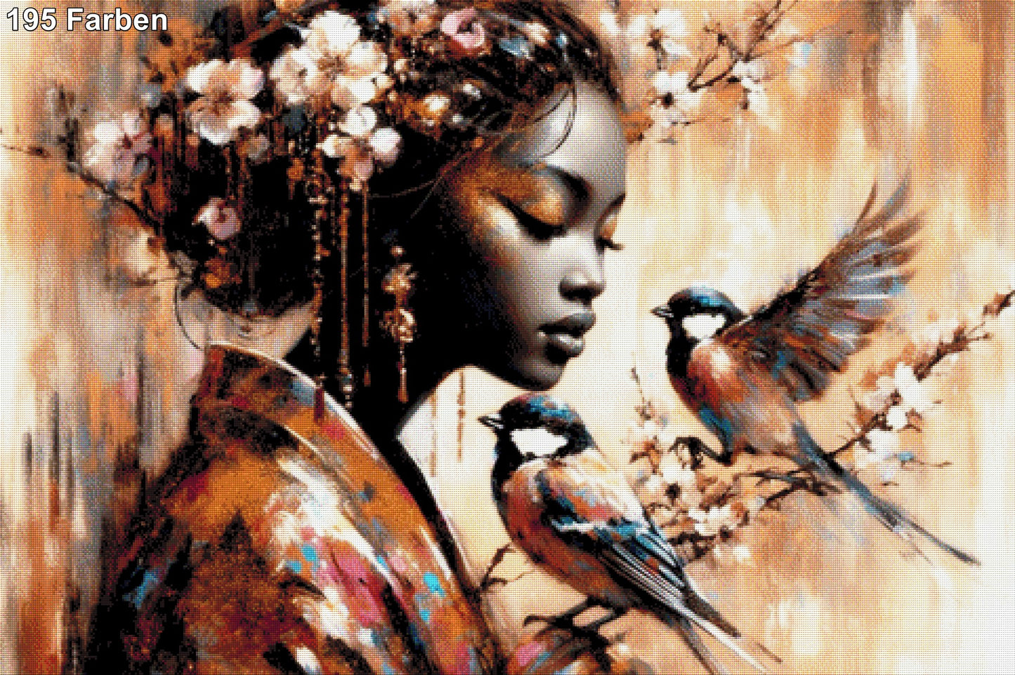 Vogelflüsterin - Diamond Painting